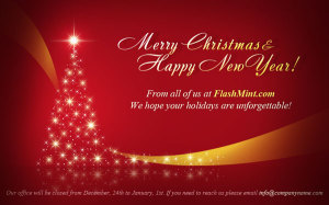e christmas card BHYa